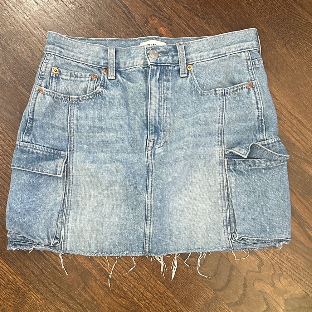 Pistola Denim Mini Skirt